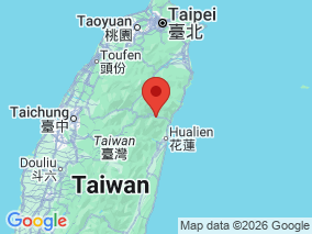 Map of Site Report: Taroko Gorge - Tienhsiang, Taiwan